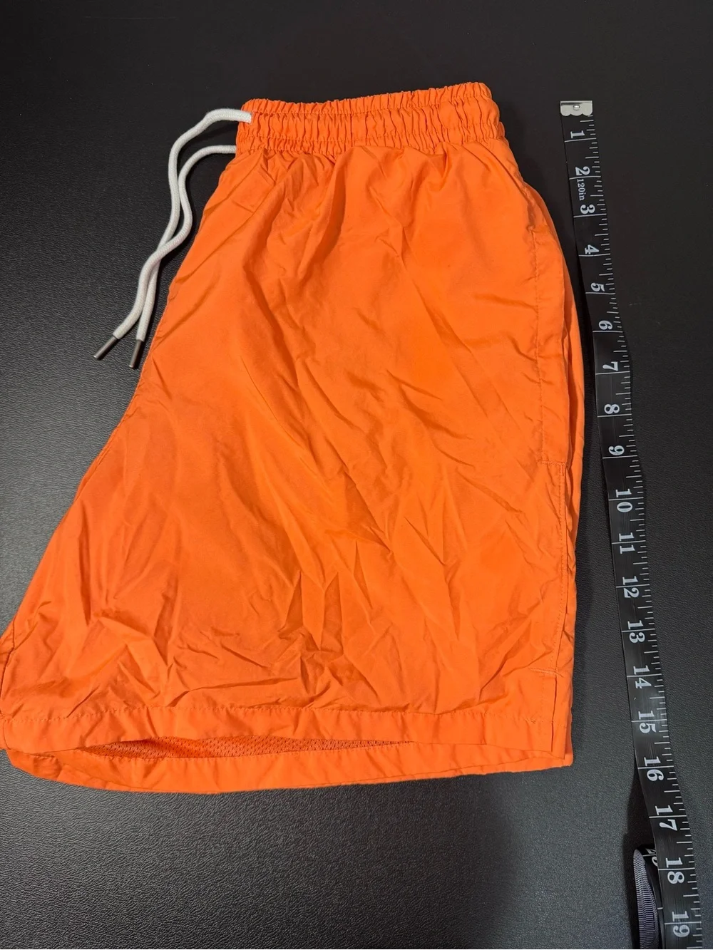 Under Armour Orange Athletic Shorts with Drawstring
